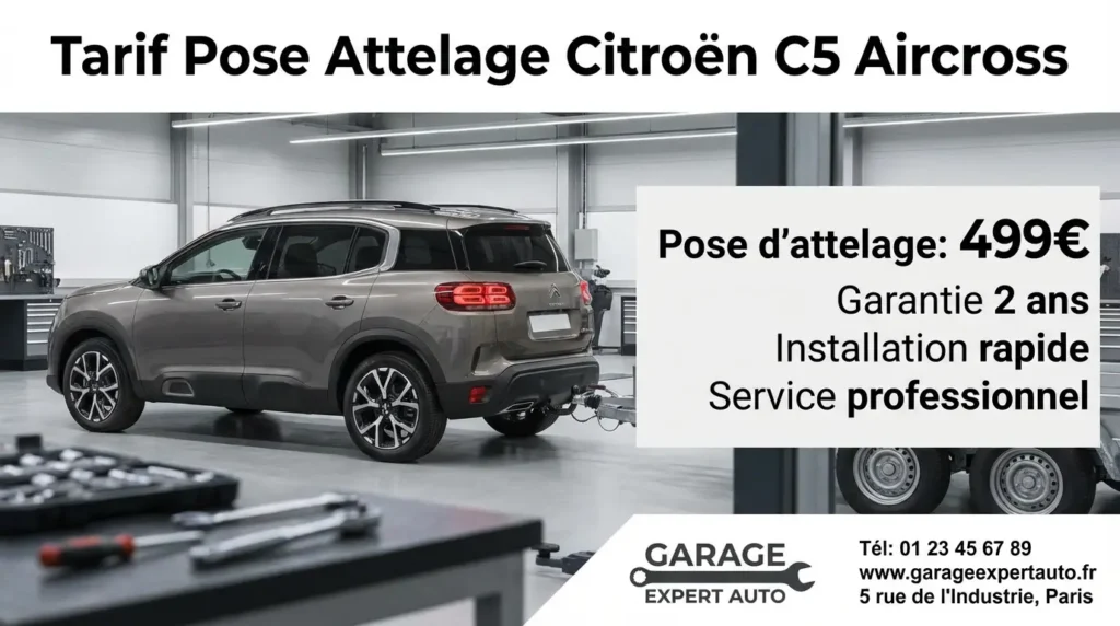 Pose Attelage C5 Aircross Tarif