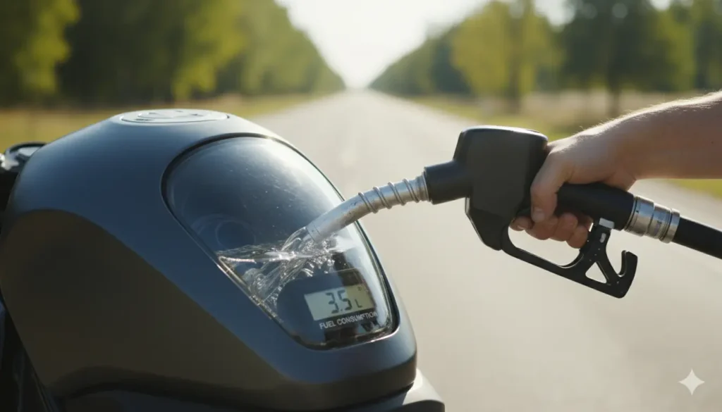 consommation moyenne d'une moto selon la cylindrée