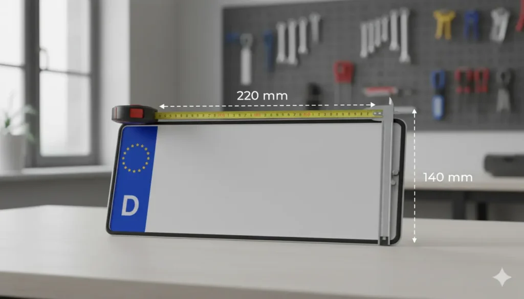 dimension plaque immatriculation moto