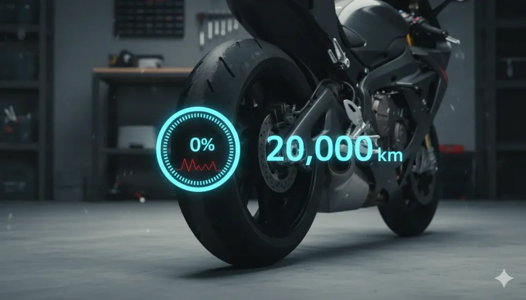 durée de vie d'un pneu moto