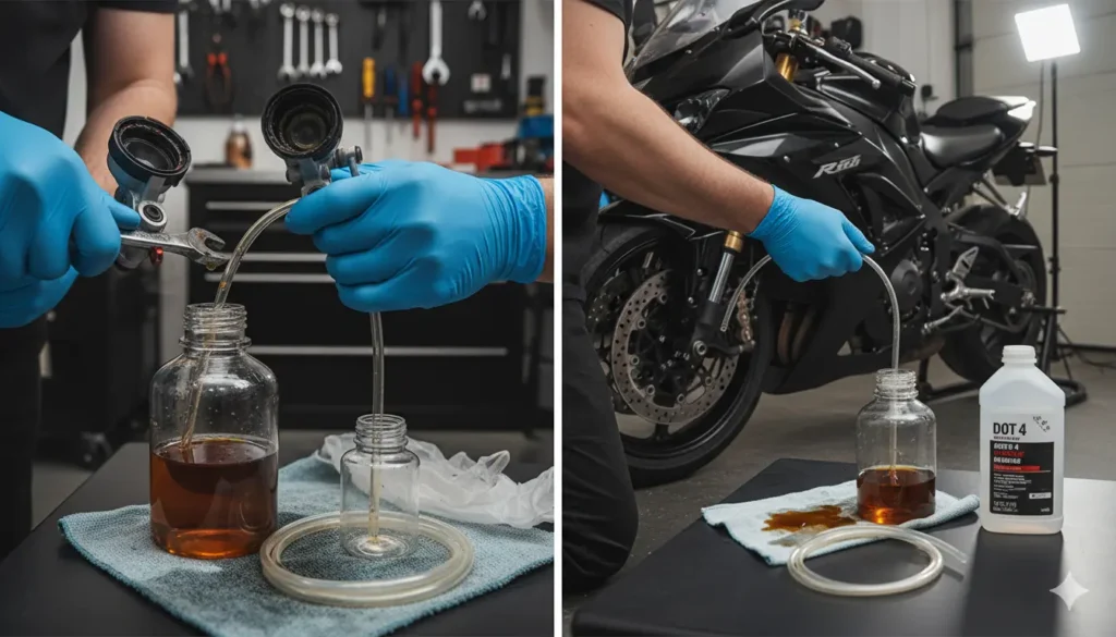 matériel faut il pour purger les freins d'une moto
