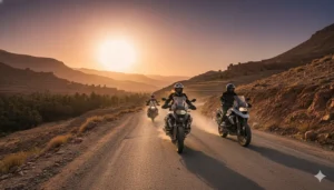 road trip moto maroc