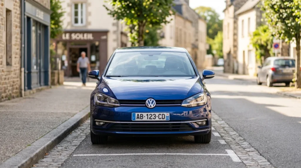Voiture d'occasion attrayante et bien entretenue, idéale pour un budget de 10000 euros.